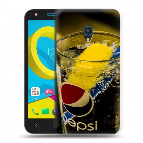 Дизайнерский пластиковый чехол для Alcatel U5 Pepsi