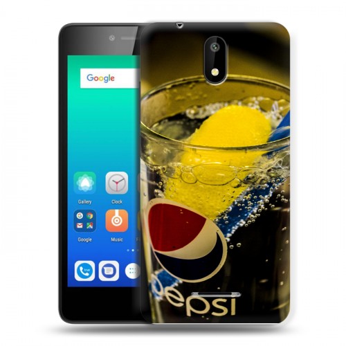 Дизайнерский силиконовый чехол для Micromax Q409 Pepsi