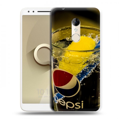 Дизайнерский пластиковый чехол для Alcatel 3 Pepsi