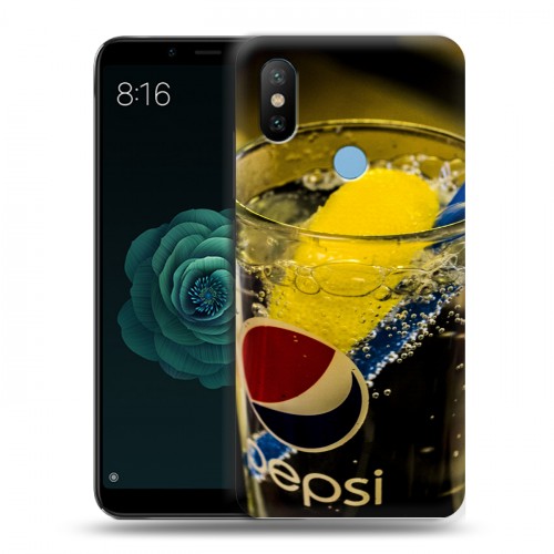 Дизайнерский силиконовый чехол для Xiaomi Mi A2 Pepsi