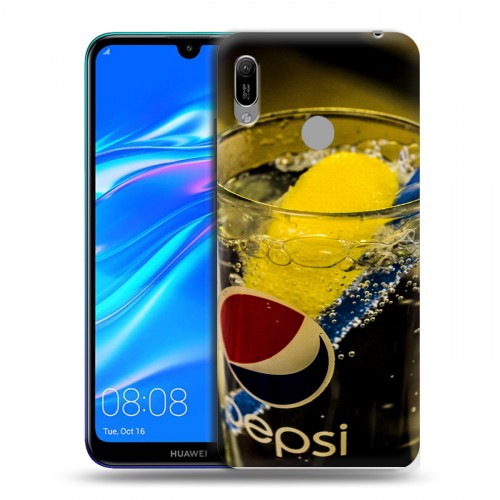 Дизайнерский пластиковый чехол для Huawei Y6 (2019) Pepsi