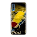 Дизайнерский силиконовый чехол для Samsung Galaxy A50 Pepsi