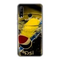 Дизайнерский силиконовый чехол для Huawei P30 Lite Pepsi