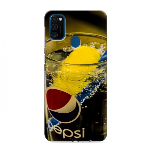 Дизайнерский силиконовый чехол для Samsung Galaxy M30s Pepsi