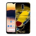 Дизайнерский пластиковый чехол для Nokia 2.3 Pepsi