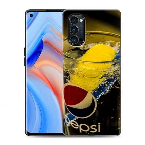 Дизайнерский пластиковый чехол для OPPO Reno4 Pro Pepsi