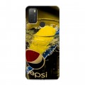 Дизайнерский силиконовый чехол для Alcatel 3L (2021) Pepsi