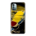 Дизайнерский силиконовый чехол для Nokia G11 Pepsi