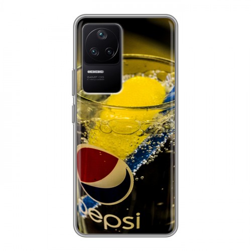 Дизайнерский силиконовый чехол для Xiaomi Poco F4 Pepsi