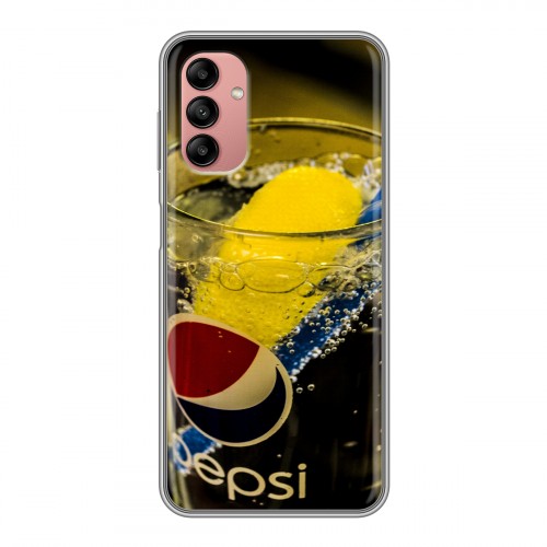 Дизайнерский силиконовый чехол для Samsung Galaxy A04s Pepsi