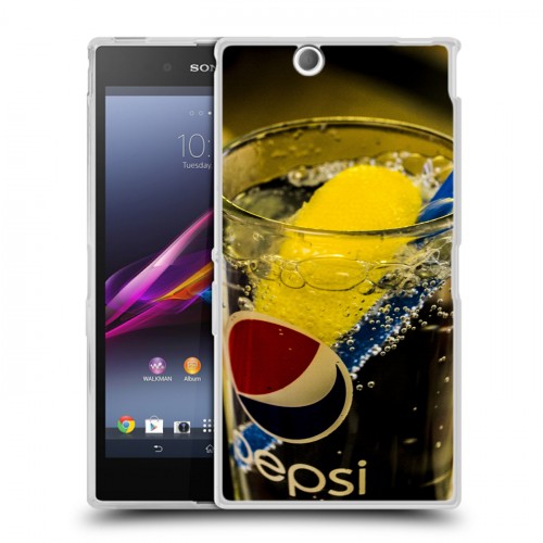 Дизайнерский пластиковый чехол для Sony Xperia Z Ultra  Pepsi