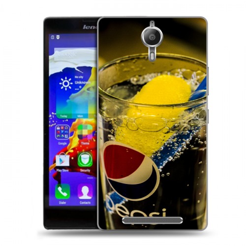 Дизайнерский пластиковый чехол для Lenovo P90 Pepsi