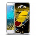 Дизайнерский пластиковый чехол для Samsung Galaxy E5 Pepsi