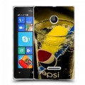 Дизайнерский пластиковый чехол для Microsoft Lumia 435 Pepsi