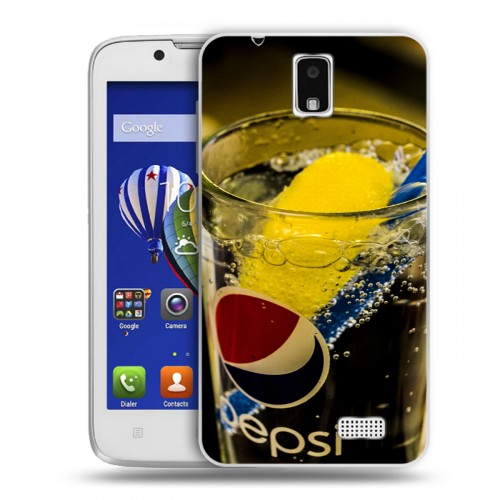 Дизайнерский пластиковый чехол для Lenovo A328 Pepsi