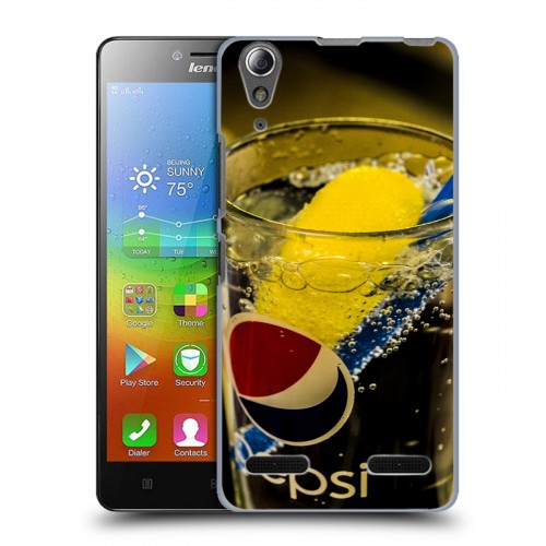 Дизайнерский пластиковый чехол для Lenovo A6000 Pepsi