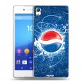 Дизайнерский пластиковый чехол для Sony Xperia Z3+ Pepsi