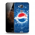 Дизайнерский пластиковый чехол для Huawei G8 Pepsi