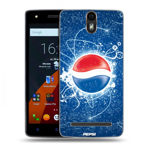 Дизайнерский силиконовый чехол для Wileyfox Storm Pepsi