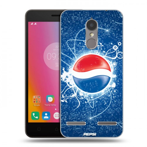 Дизайнерский силиконовый чехол для Lenovo K6 Pepsi