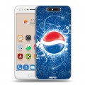 Дизайнерский пластиковый чехол для ZTE Blade V8 Pepsi