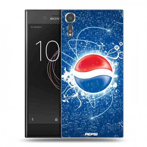 Дизайнерский пластиковый чехол для Sony Xperia XZs Pepsi