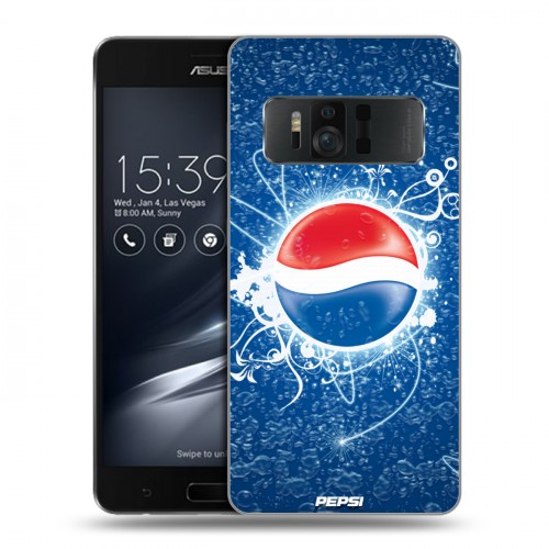 Дизайнерский силиконовый чехол для ASUS ZenFone AR Pepsi