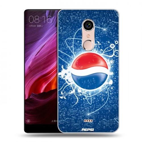 Дизайнерский силиконовый чехол для BQ Strike Selfie Max Pepsi