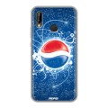 Дизайнерский силиконовый чехол для Huawei P20 Lite Pepsi