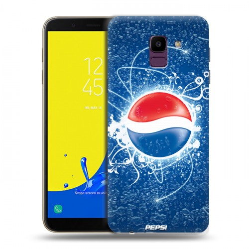 Дизайнерский пластиковый чехол для Samsung Galaxy J6 Pepsi