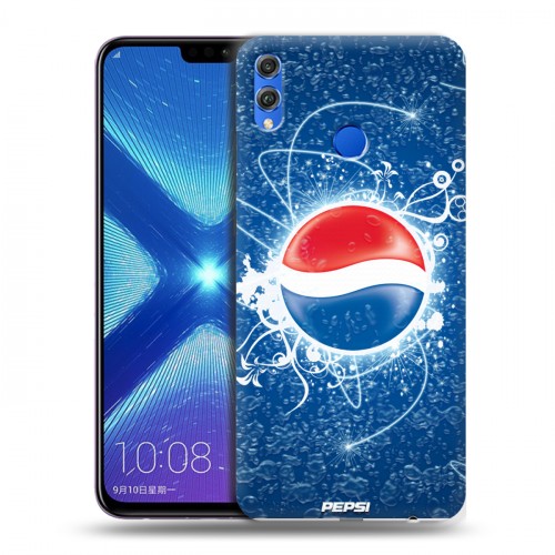 Дизайнерский силиконовый чехол для Huawei Honor 8X Pepsi