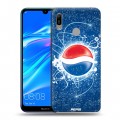 Дизайнерский пластиковый чехол для Huawei Y6 (2019) Pepsi