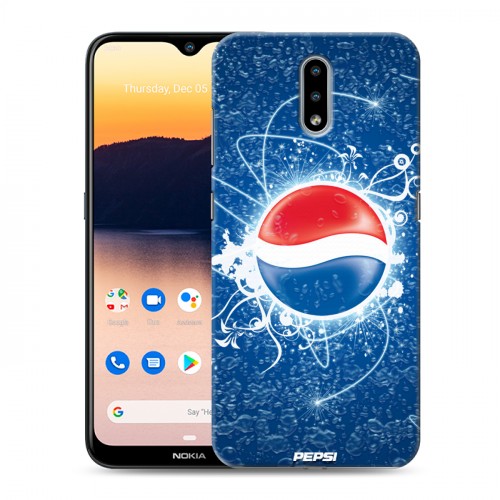 Дизайнерский пластиковый чехол для Nokia 2.3 Pepsi