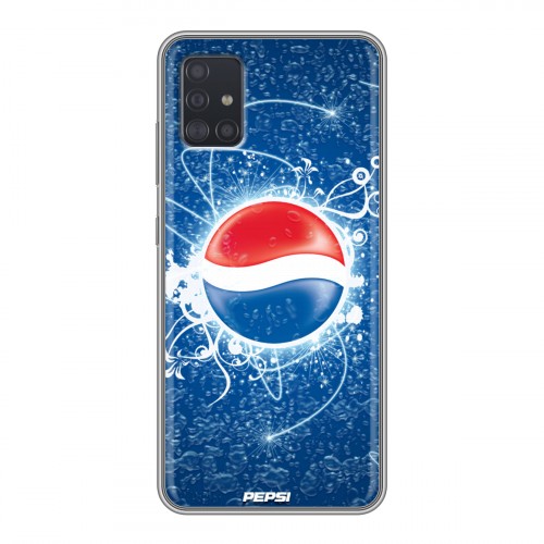 Дизайнерский силиконовый чехол для Samsung Galaxy A51 Pepsi