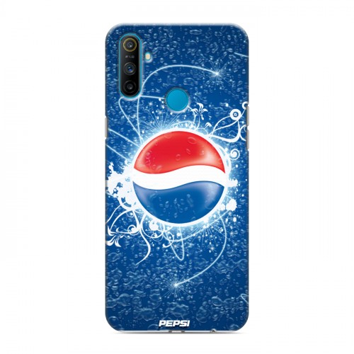 Дизайнерский пластиковый чехол для Realme C3 Pepsi