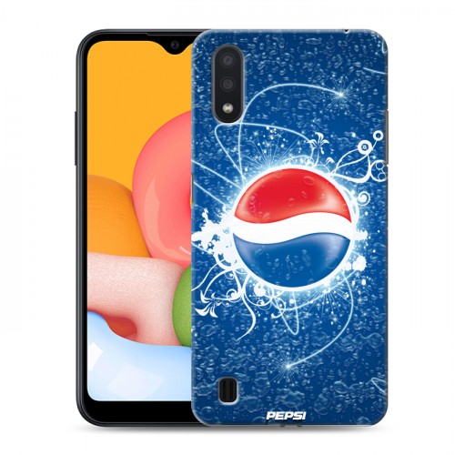 Дизайнерский силиконовый чехол для Samsung Galaxy M01 Pepsi