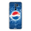 Дизайнерский силиконовый чехол для Xiaomi RedMi 9 Pepsi