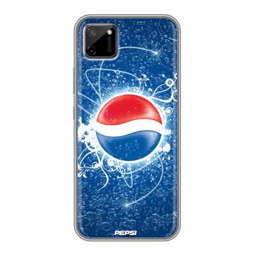 Дизайнерский пластиковый чехол для Realme C11 Pepsi