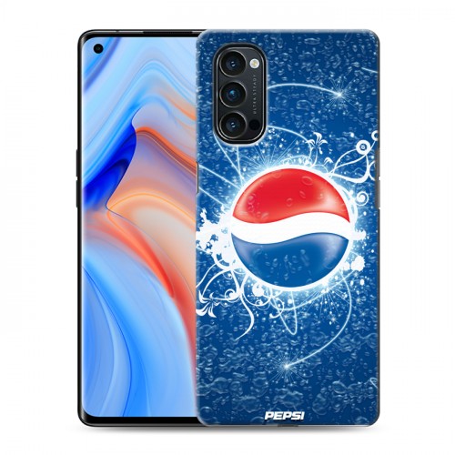 Дизайнерский пластиковый чехол для OPPO Reno4 Pro Pepsi