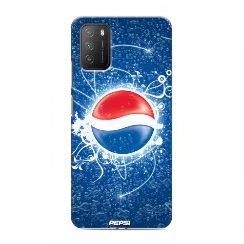 Дизайнерский пластиковый чехол для Xiaomi Poco M3 Pepsi