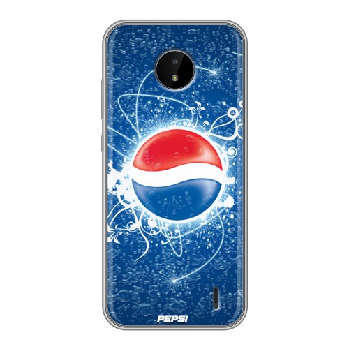 Дизайнерский силиконовый чехол для Nokia C20 Pepsi