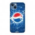 Дизайнерский силиконовый чехол для Iphone 13 Pepsi