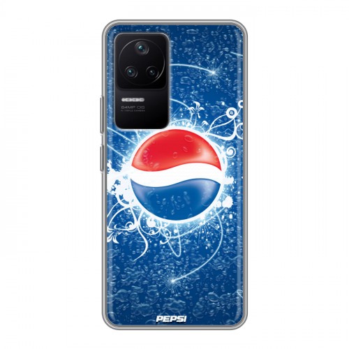 Дизайнерский силиконовый чехол для Xiaomi Poco F4 Pepsi