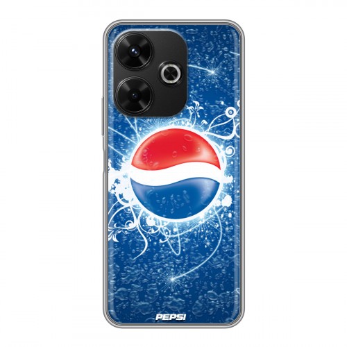 Дизайнерский силиконовый чехол для RedMi 13 4G Pepsi