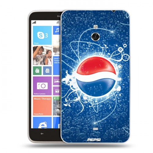 Дизайнерский пластиковый чехол для Nokia Lumia 1320 Pepsi