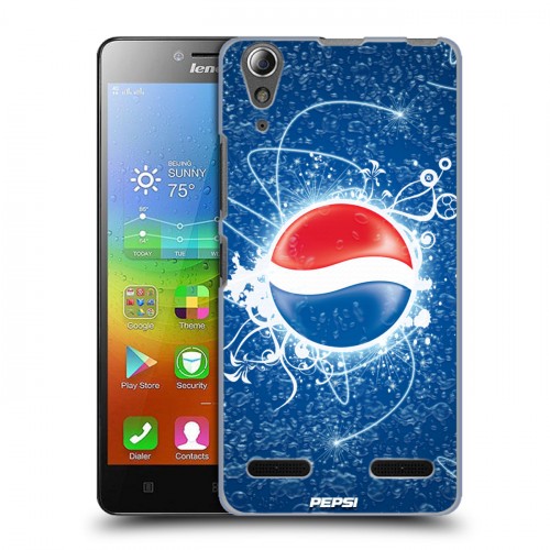 Дизайнерский пластиковый чехол для Lenovo A6000 Pepsi