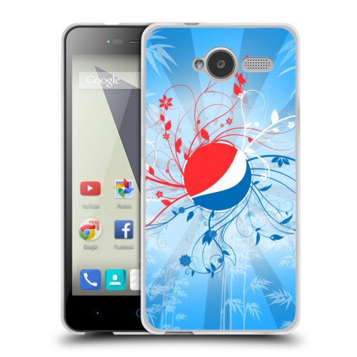 Дизайнерский пластиковый чехол для ZTE Blade L3 Pepsi