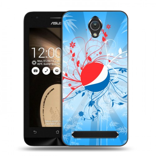 Дизайнерский пластиковый чехол для ASUS Zenfone Go Pepsi