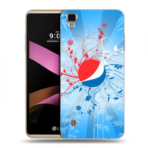 Дизайнерский пластиковый чехол для LG X Style Pepsi