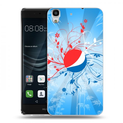 Дизайнерский пластиковый чехол для Huawei Y6II Pepsi